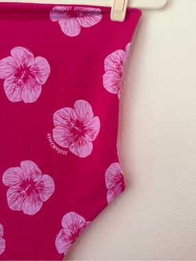 Hot Pink Floral One-Piece Swimsuit